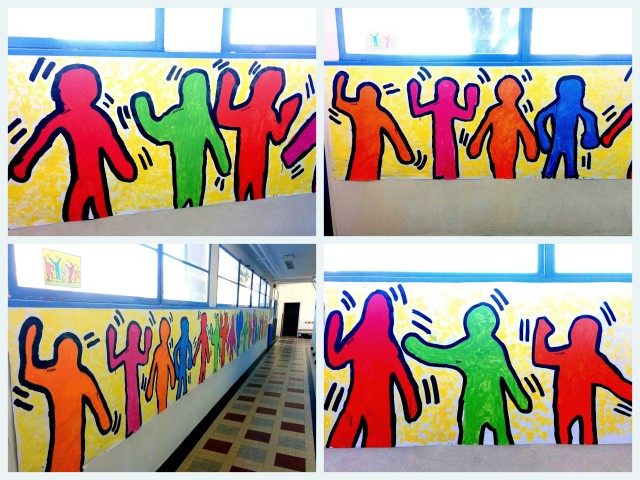 A la manière de Keith Haring - Portrait en pied2