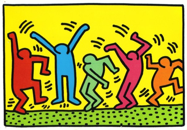 Keith Haring - 1987 - Sans titre (dance)