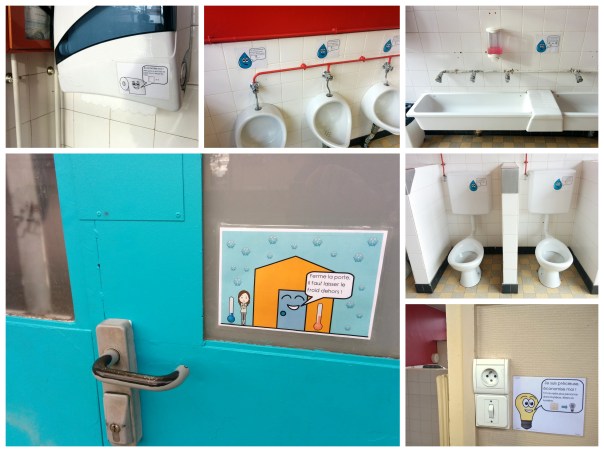 Affichages éducation à l'environnement - économies